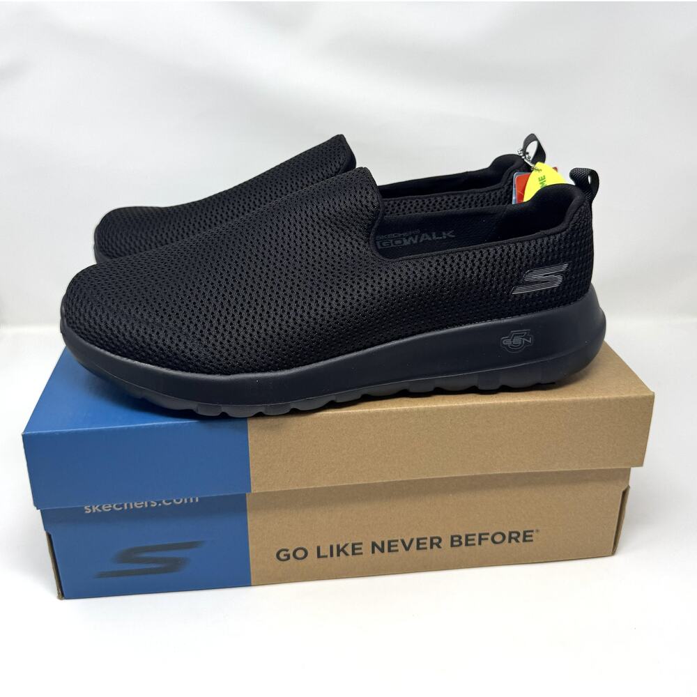 Skechers Men Go Walk Max, Black, Size 12.5